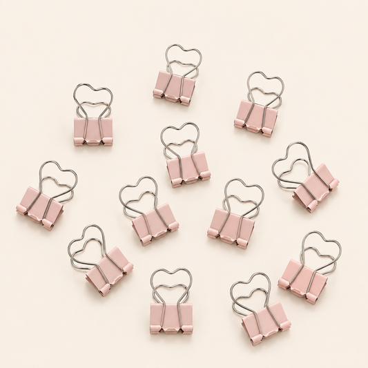 Pink Heart Clip